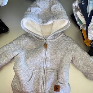 Zip up baby jacket